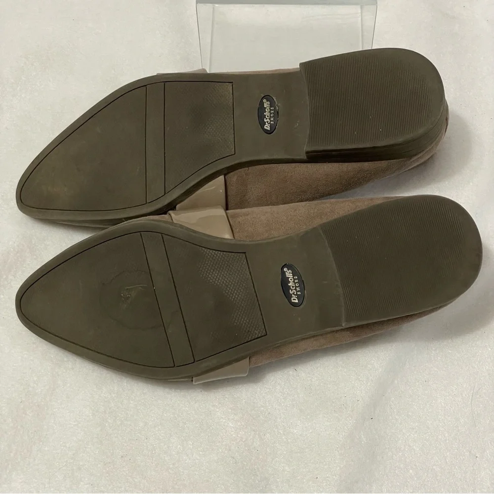 Dr. Scholl's Pointed Toe‎ Flats Loafer Cushioned Comfort Slip On Taupe Size 7M
